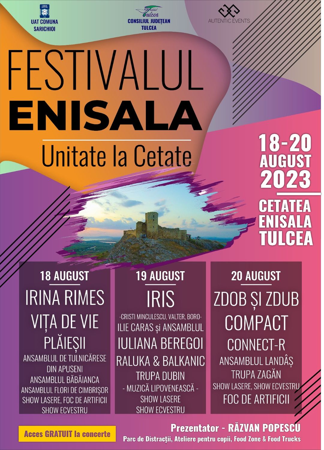 Festivalul Enisala- Unitate la Cetate 2023 in Tulcea