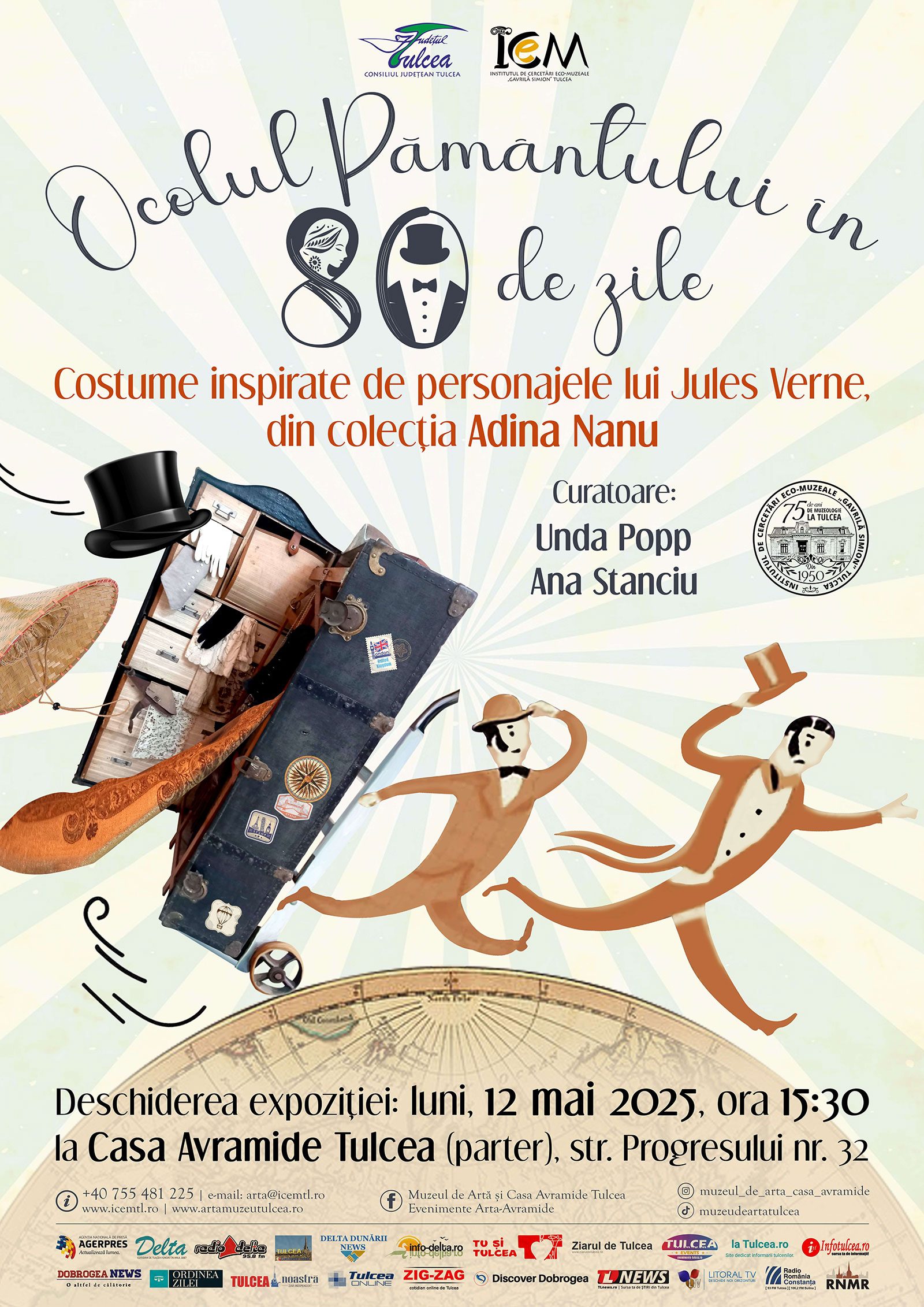 Expozitie de costume: Ocolul pamantului in 80 de zile