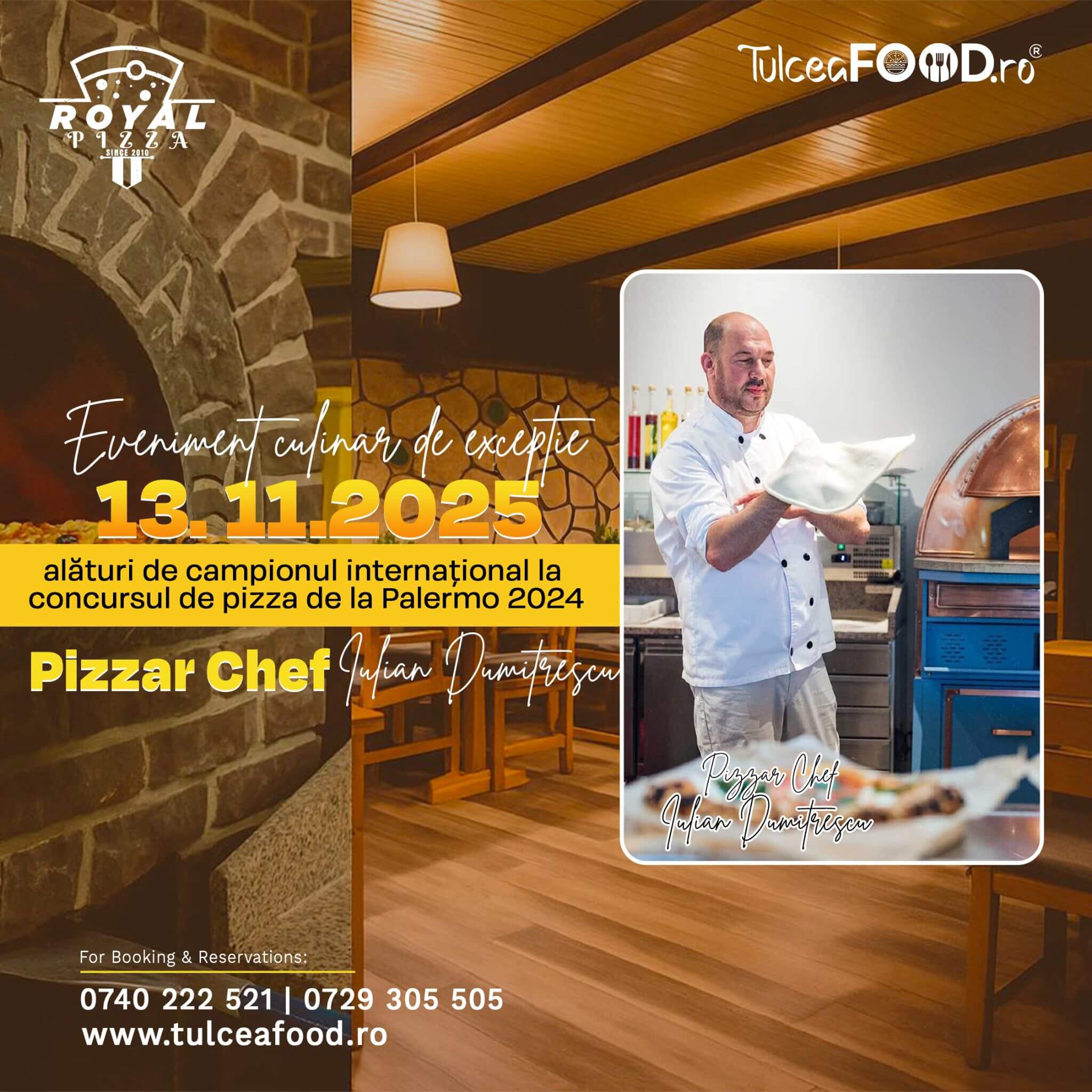 Eveniment culinar la Pizzeria Royal